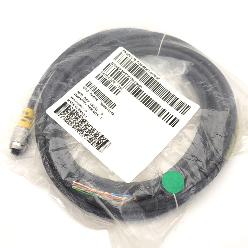 New  Open box Cognex CCB-84901-0102-05 Insight Power & I/O Breakout Cable M12, 5 Meter