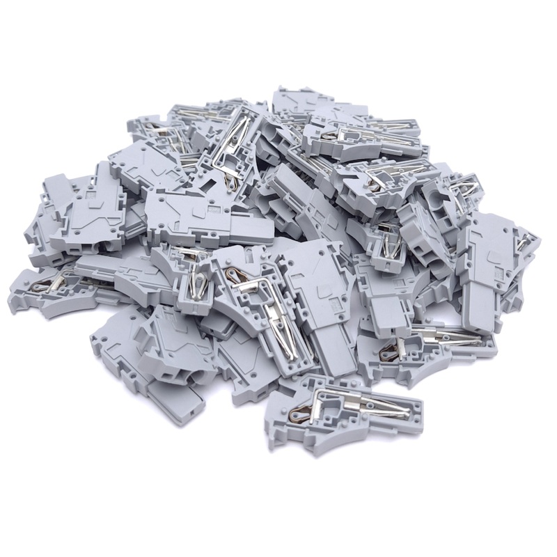 New  Open box Lot of 50 Wago 2022-171 Center Module Terminal Block Plug, 1-Position, 12-22 AWG