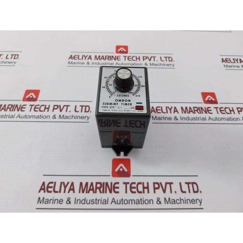 Omron Stp-nh Subminy Timer 110Vac 220Vac 50/60Hz 6Va 0-180 Seconds, 0-210 Sec