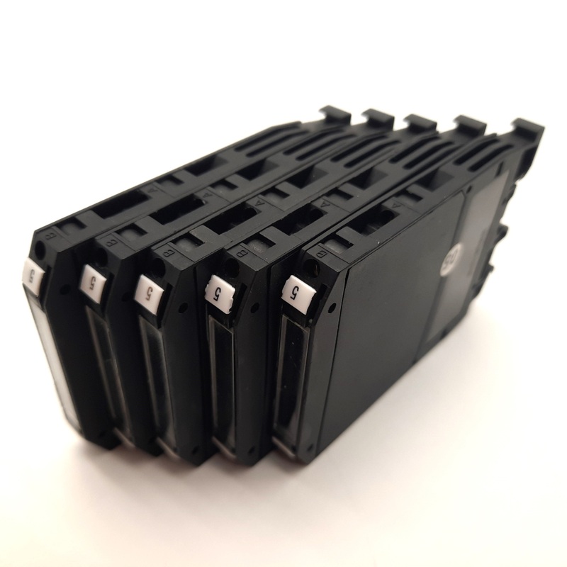 Used Lot of 5 Entrelec 8014.25 Optocoupler Module, In: 5.5VDC 4.5A, Out: 60VDC 1A