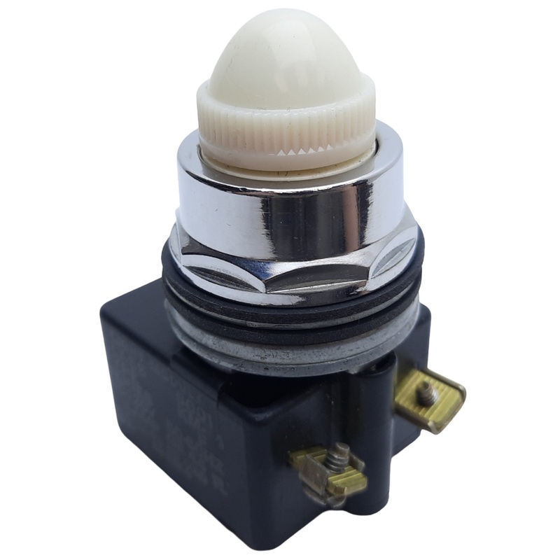 Used Square D 9001KM1-KP1Y9 Harmony Push Button Momentary 30mm 110-120V AC *No Bulb*