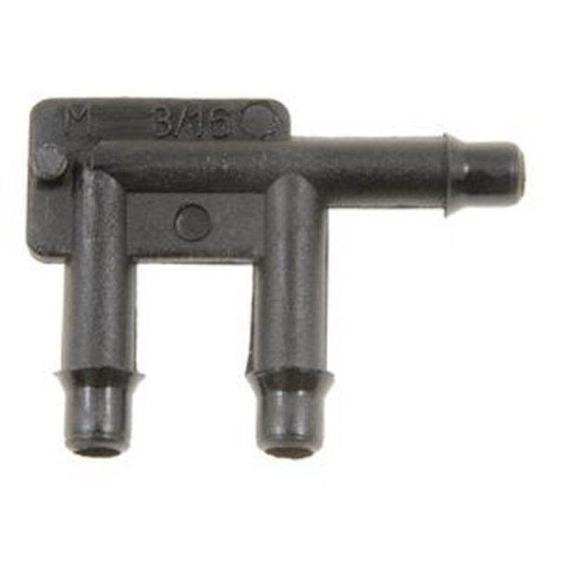 Vacuum Connector F shape 3/16″ x 3/16″ x 3/16″ – 10 or 100 Pack