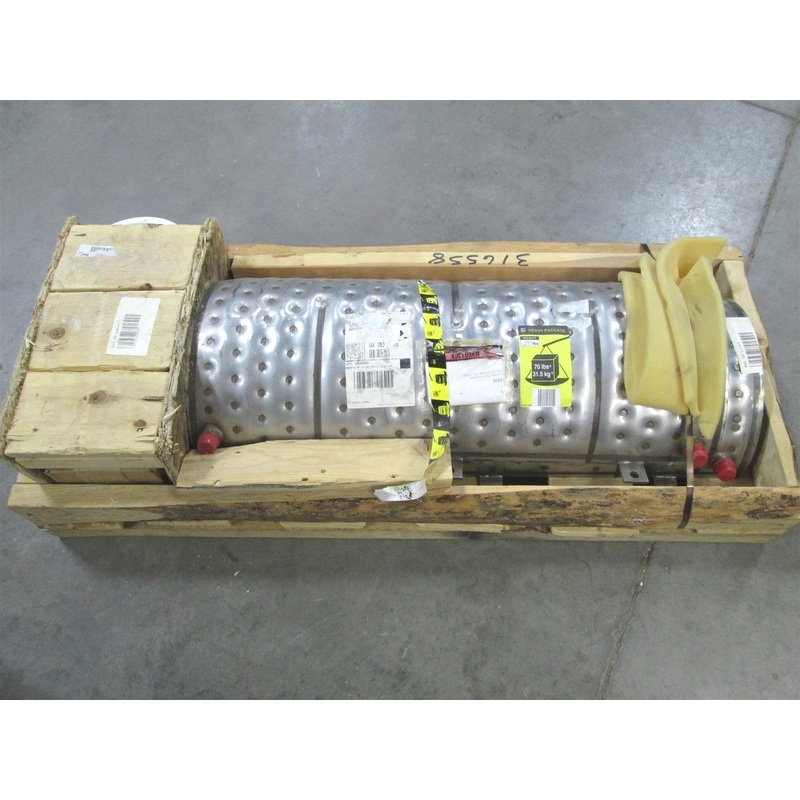 New Mueller SS Temp-Plate Double-Embossed Clamp-On Length: 32″ Dia: 13″ 1/2 NPT