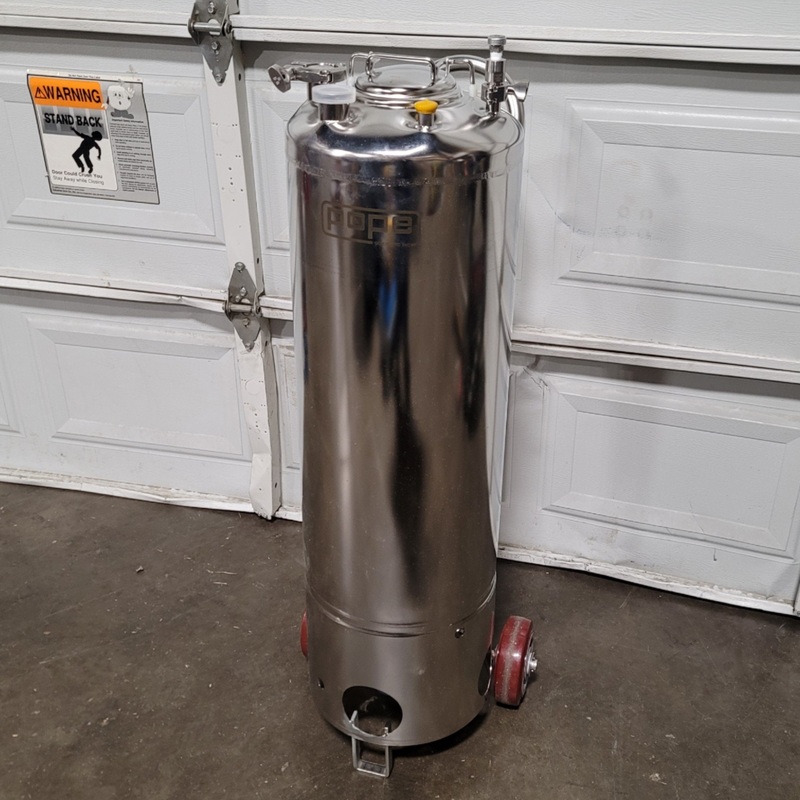 New Pope Scientific 50-Liter Stainless Steel Pressure Vessel 100PSI @ -20F To 300F