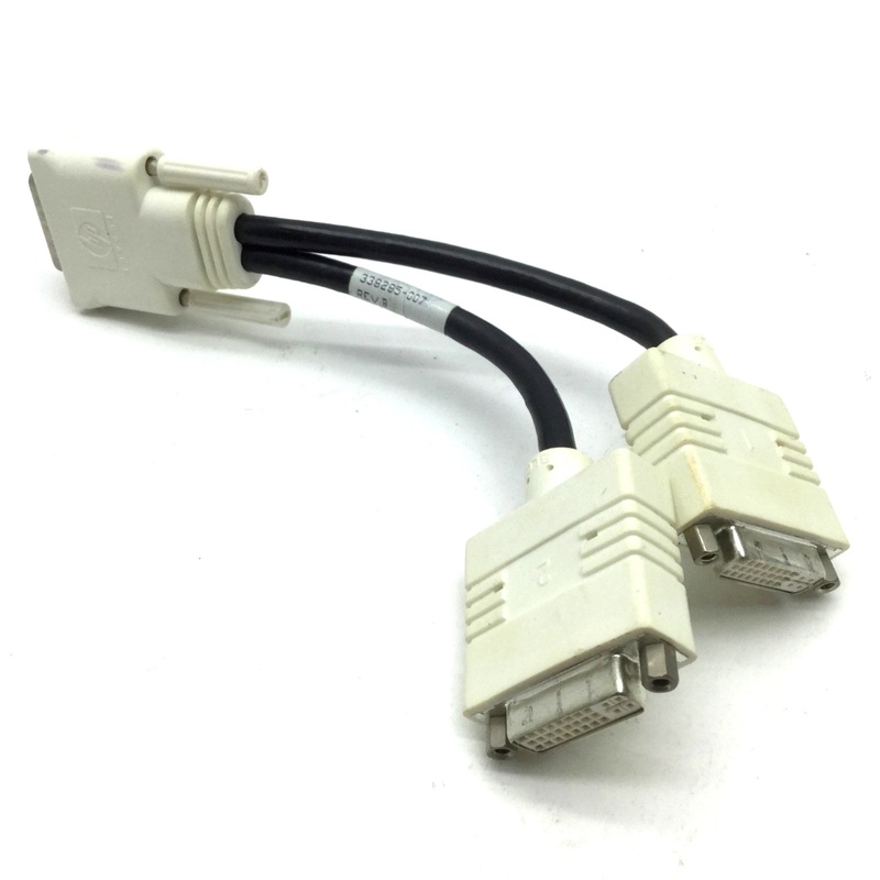 Used Helett Packard HP 338285-007 DMS59 To DVI Splitter Cable Rev B, Bizlink