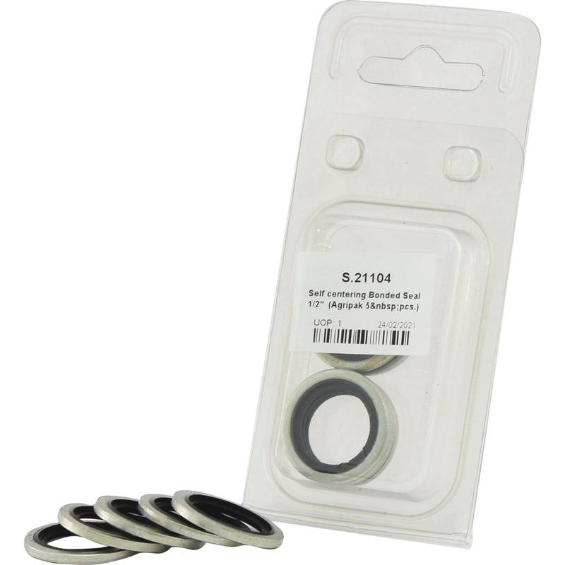 Self centering Bonded Seal 1/2” (Agripak 5 pcs.) | Sparex Part No.S.21104