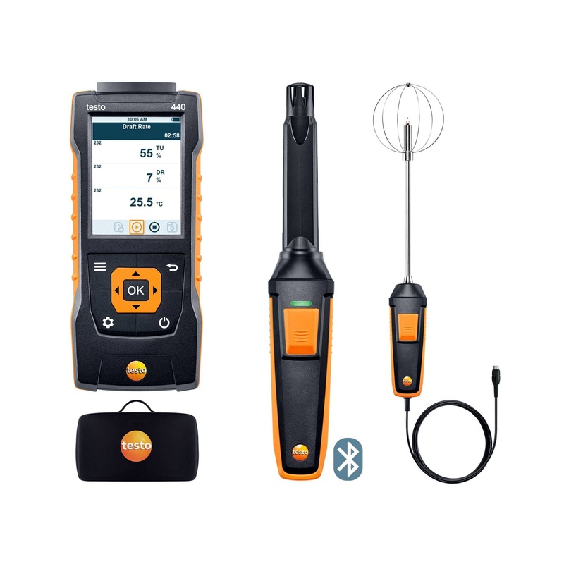 Testo 440 Indoor Comfort ComboKit with Bluetooth (0563 4408)