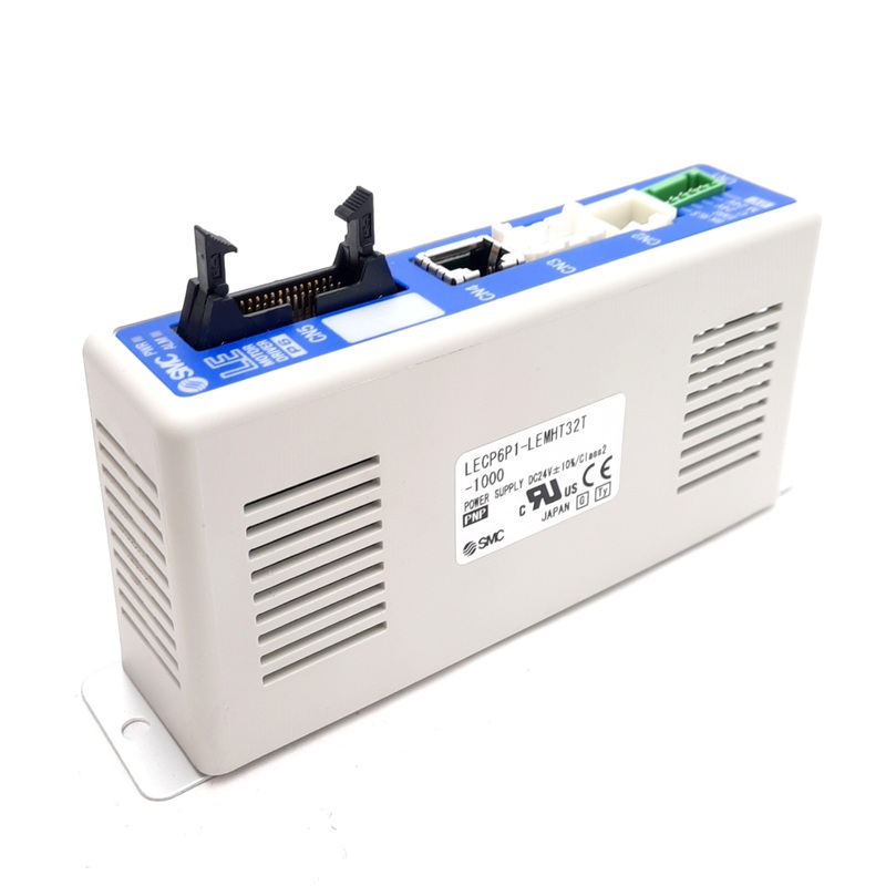 Used SMC LECP6P1-LEMHT32T-1000 Step Motor Controller, 24VDC, PNP, 64 Step Points