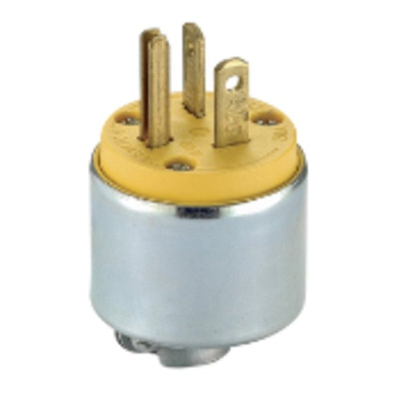 20 Amp, 250 Volt, NEMA 6-20P, Steel By Leviton 620PA