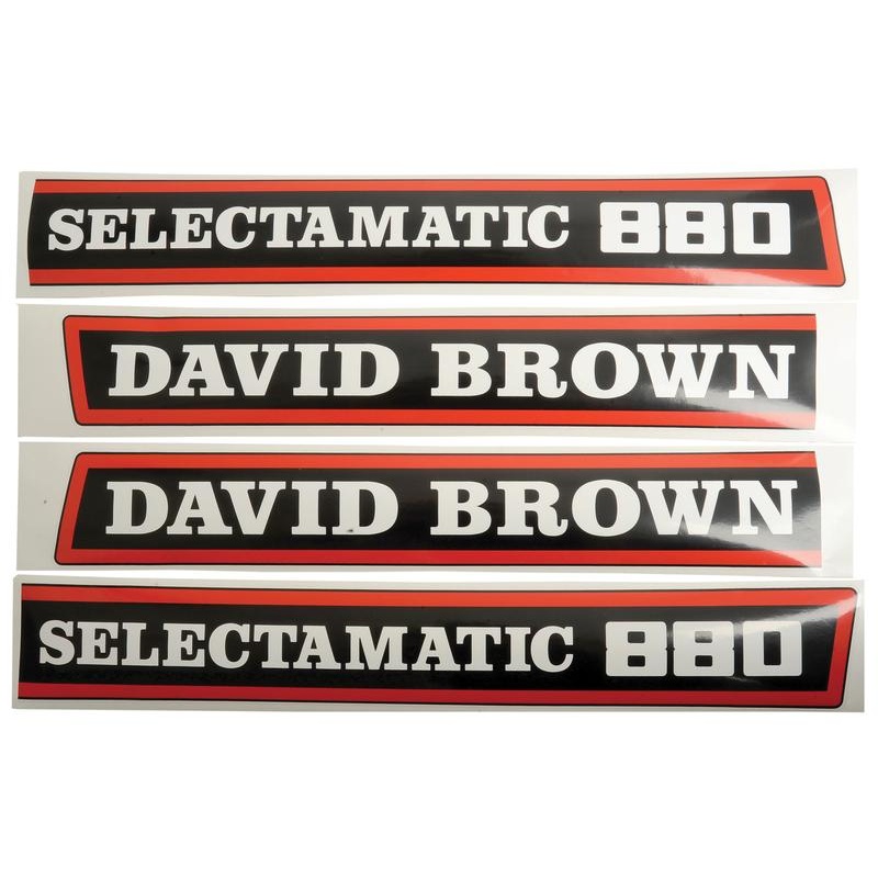 Decal Set – David Brown 800 Selectamatic – Sparex Part No. S.63343