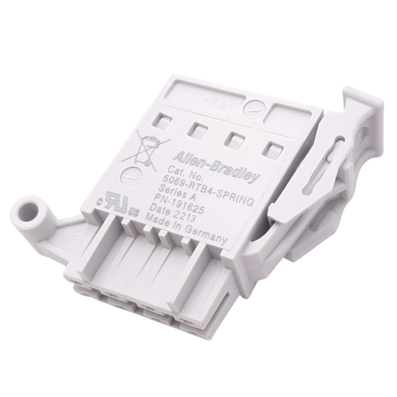 New  Open box Allen Bradley 5069-RTB4-SPRING I/O Terminal Block for Compact 5000 PLC, 4-Pin
