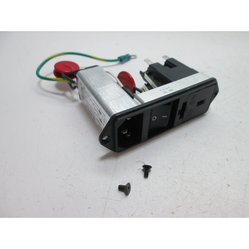 Used Schurter CG 10.6101.151 Power Entry Module With Line Filter, Voltage: 250VAC