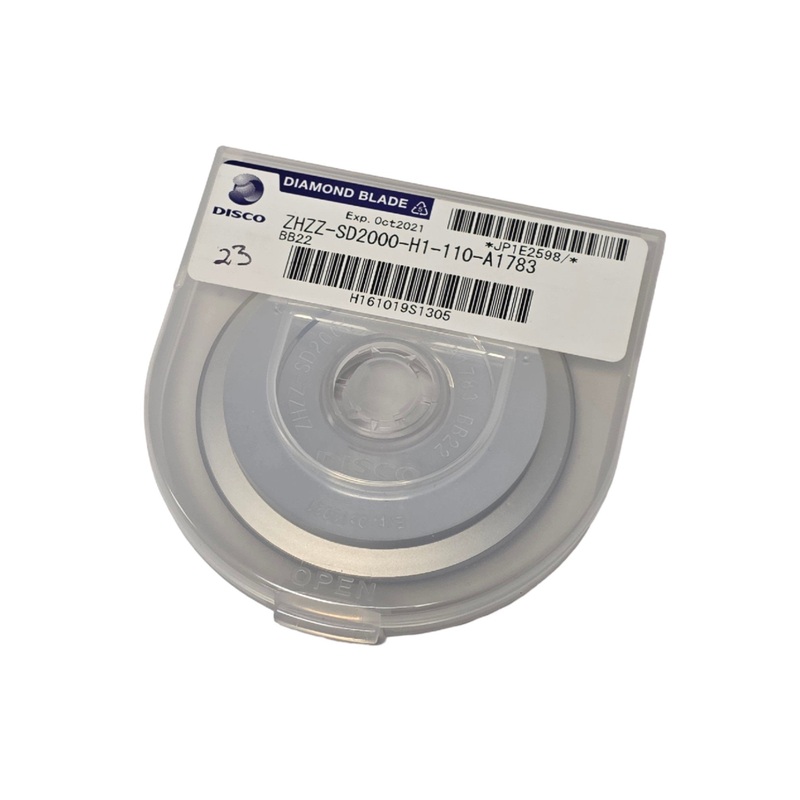 New DISCO ZHZZ-SD2000-H1-110-A1783 B22 Silicon Wafer Diamond Dicing Blades