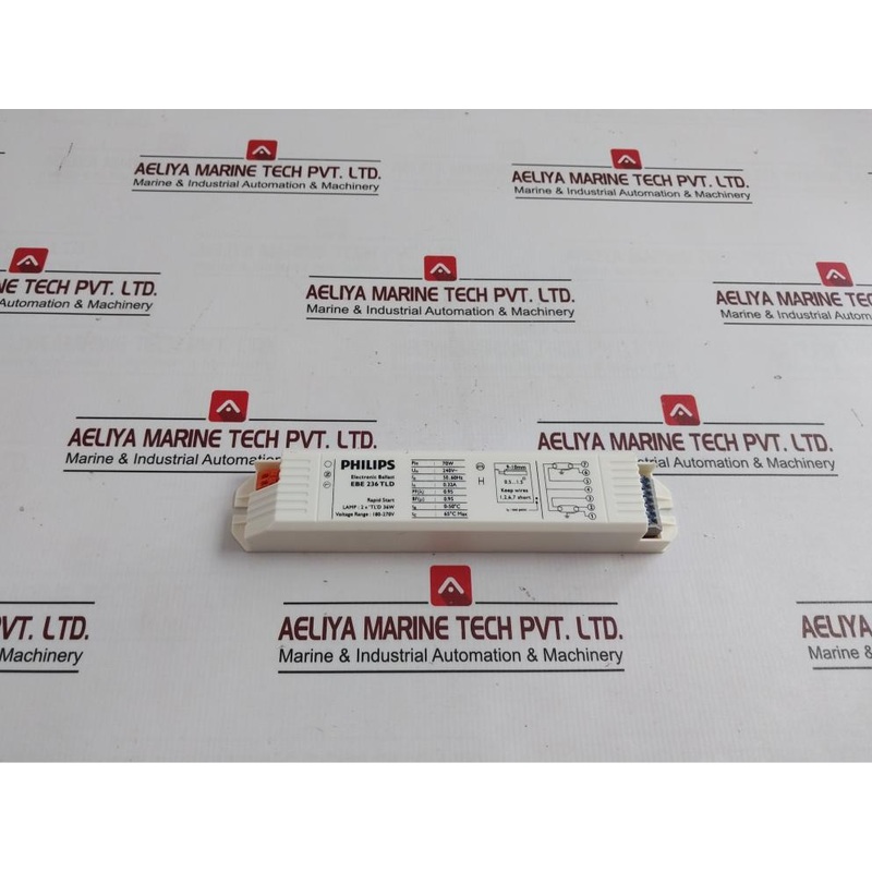 Philips Ebe 236 Tld Electronic Ballast 240V 36W 50-60Hz 0.32A 0-50 C