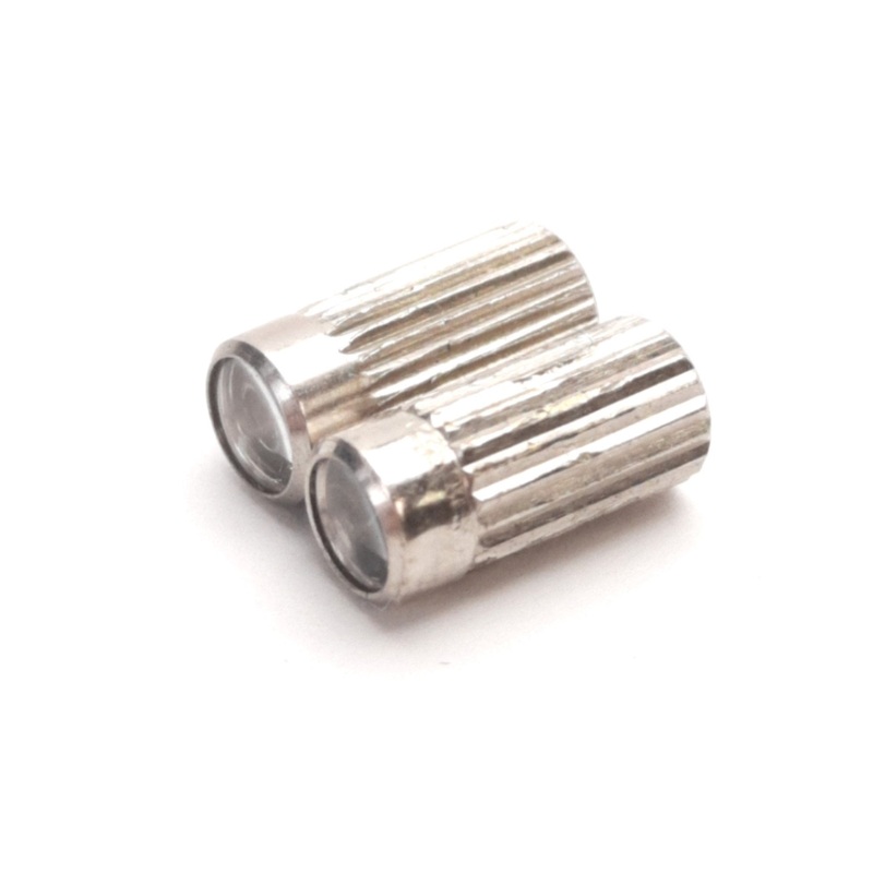 Used Omron E39-F1 Focusing Lens Pair M2.6 x 0.45 Thread, 8.9mm x 4mm Diameter