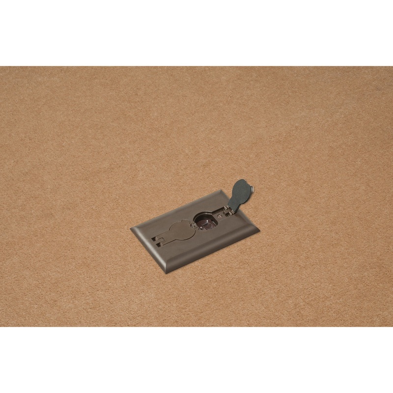 BROWN RETRO FL BOX FLP By Arlington FLBRF101BR