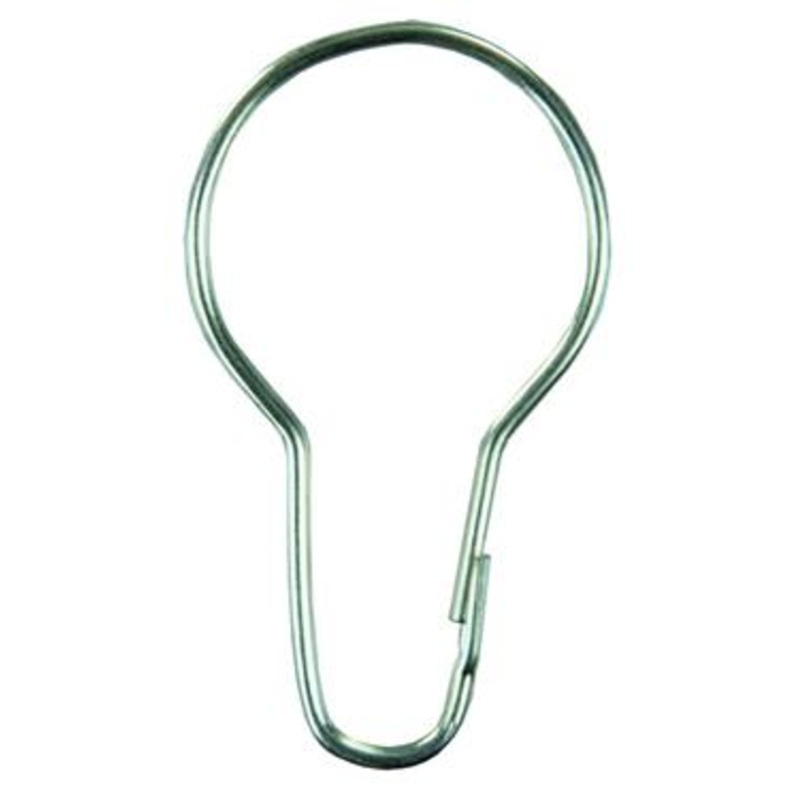 JR Products Shower Curtain Rings, Pack of 12