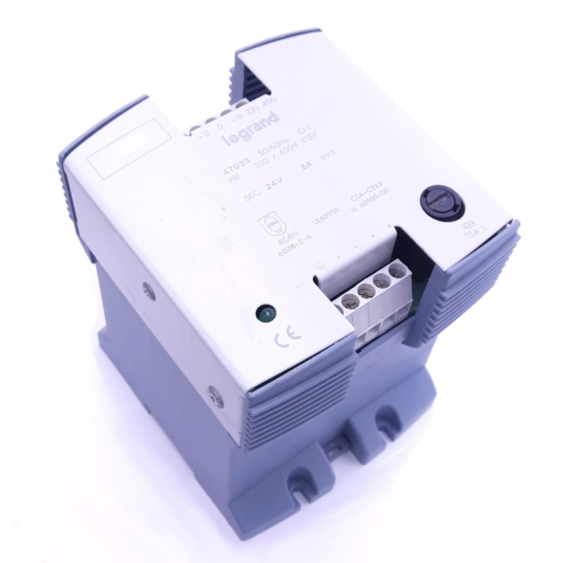 Used Legrand 47023 Filtered Power Supply, 230/400VAC In, 24VDC 5A Out, 120W Max