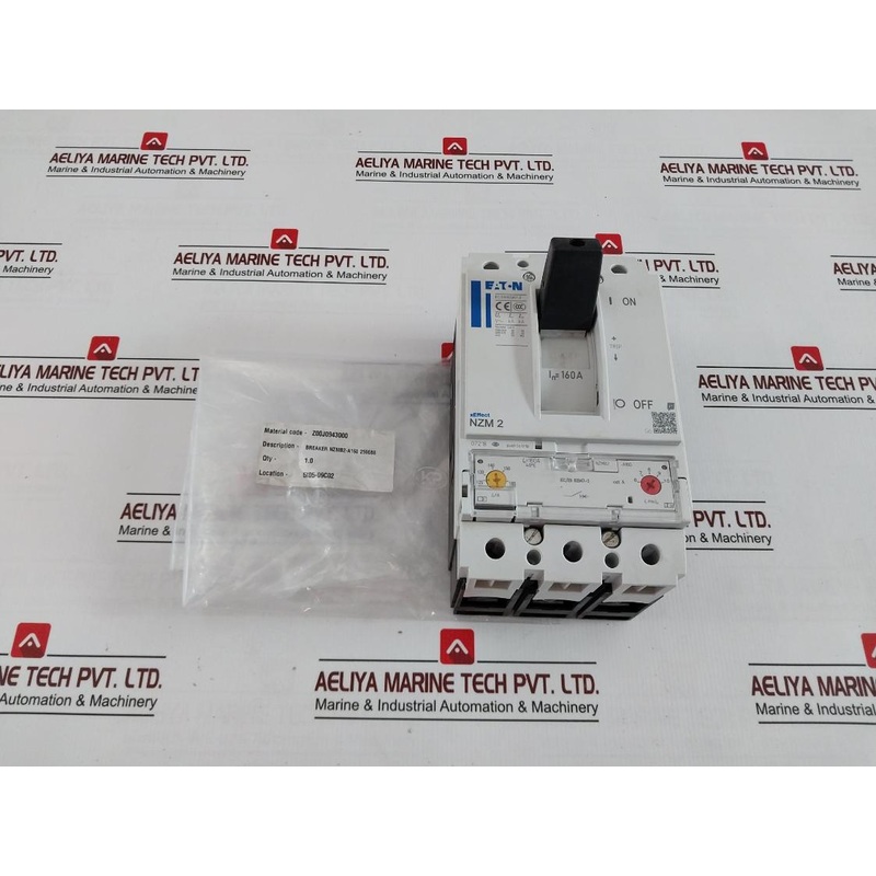 Eaton Nzmb2-a160 Complete Molded Case Circuit Breaker 50/60Hz 125-160A Ir/A