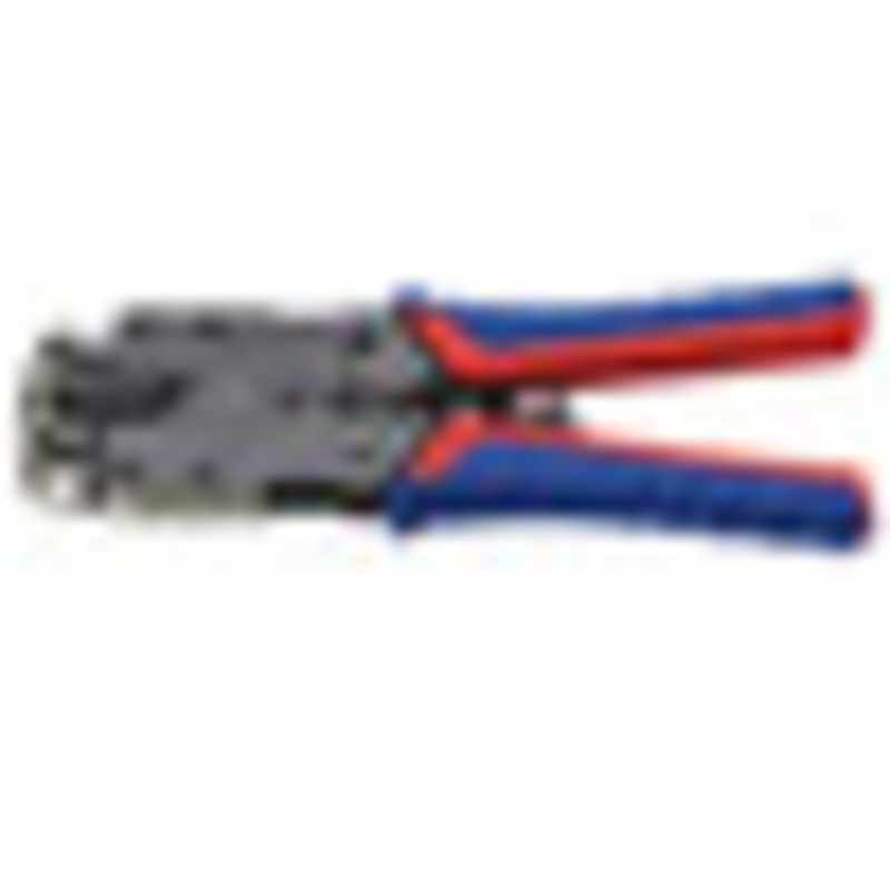 KNIPEX 97 51 12 SB Crimping Pliers for Western plugs, 200mm (26138)