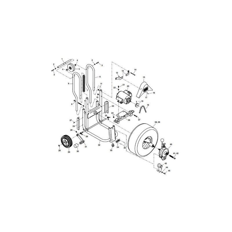 Ridgid 43637 Drum Assembly with 58″ Pigtail