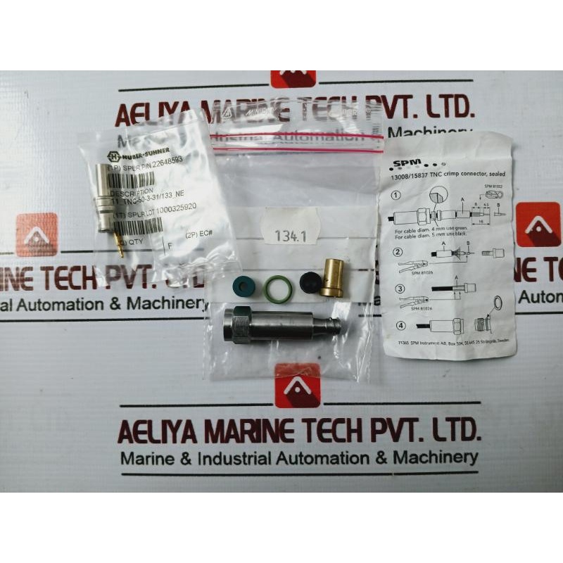 Spm Instrument 22648593 Tnc Watertight Ss Cable Connector Kit