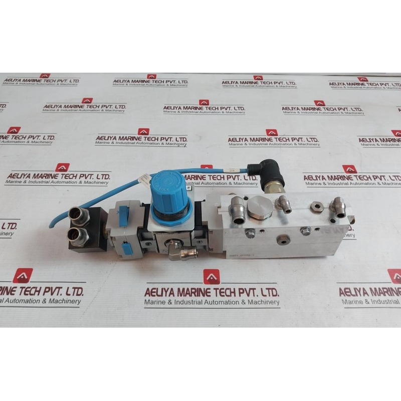 Festo Pev-1/4A-wd Pneumatic ServiceUnit Assy Air Prep Manifold 3Hnm 06880-1