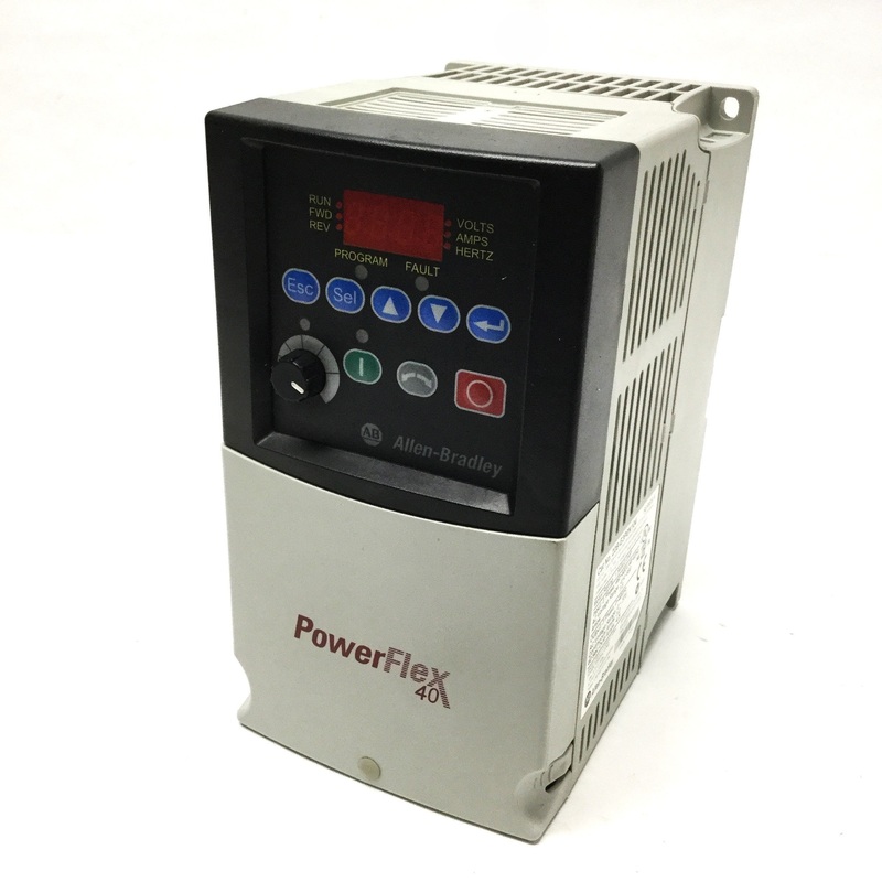 Used Allen Bradley 22B-E3P0N104 PowerFlex 40 AC Variable Frequency Drive 2HP 600V 3