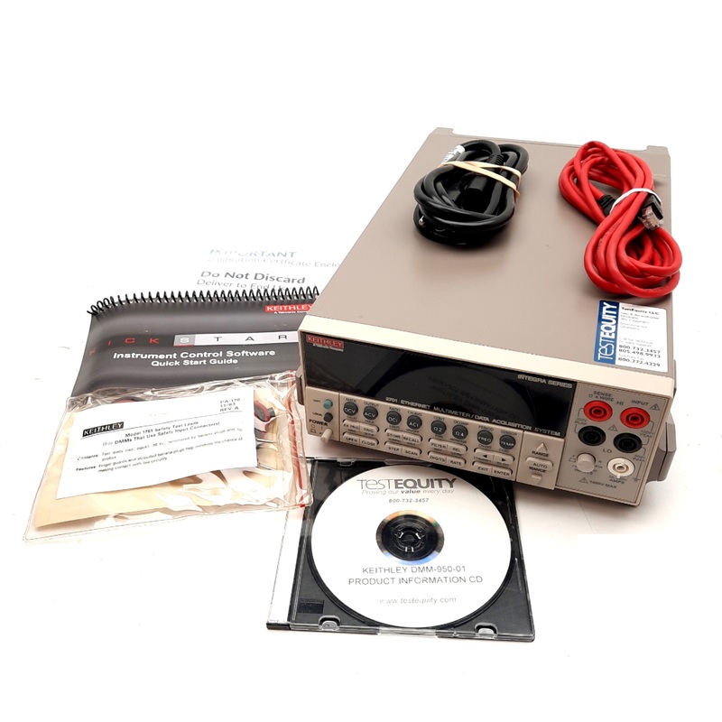 Used Keithley 2701 Ethernet Multimeter/Data Acquisition System, 80 Channels, 2 Slots