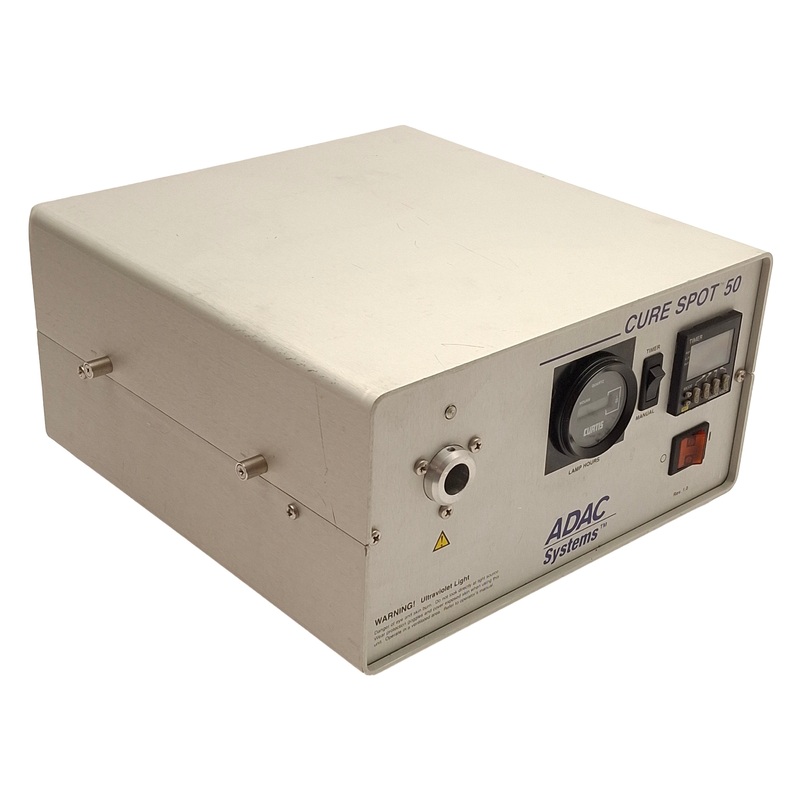 Used Dymax ADAC Systems Cure Spot 50 Ultraviolet Curing Unit, 50W, 115VAC 3A