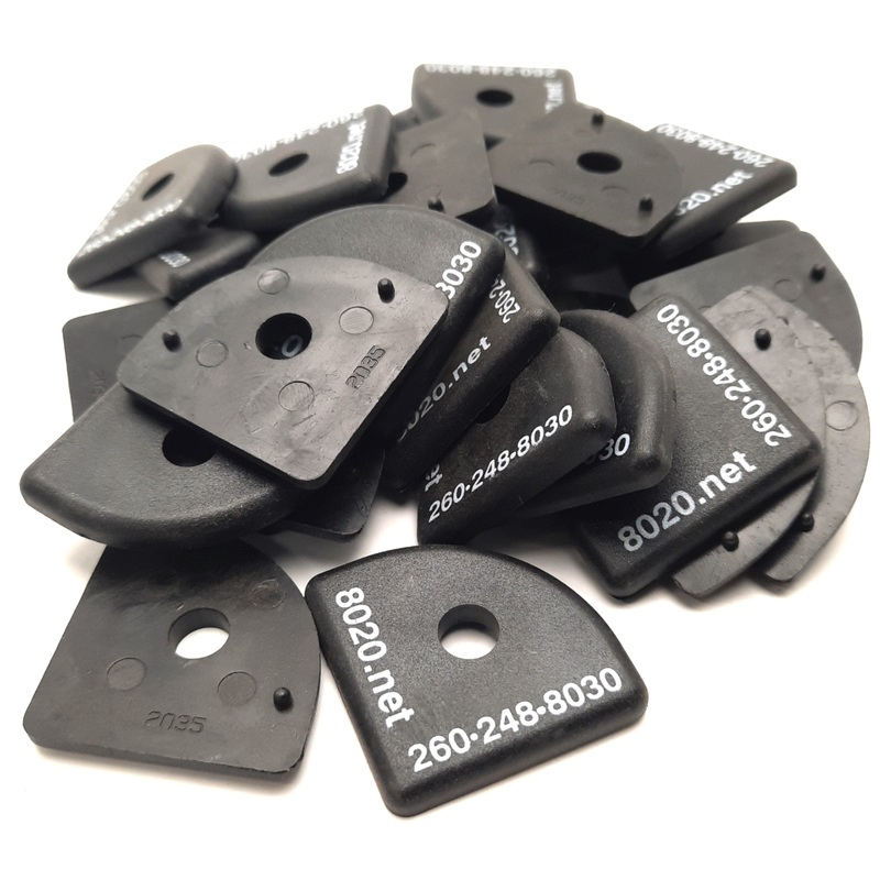 Used Lot of 30 80/20 2035 Black End Caps 15 Series 1.5″x1.5″, 0.328″ Mounting