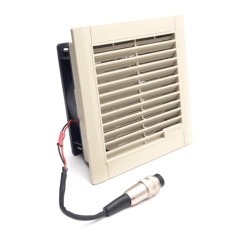 Used Pfannenburg 11125002000 PFA2000 Exhaust Grille W/ 24VDC Fan, 125mm x 125mm