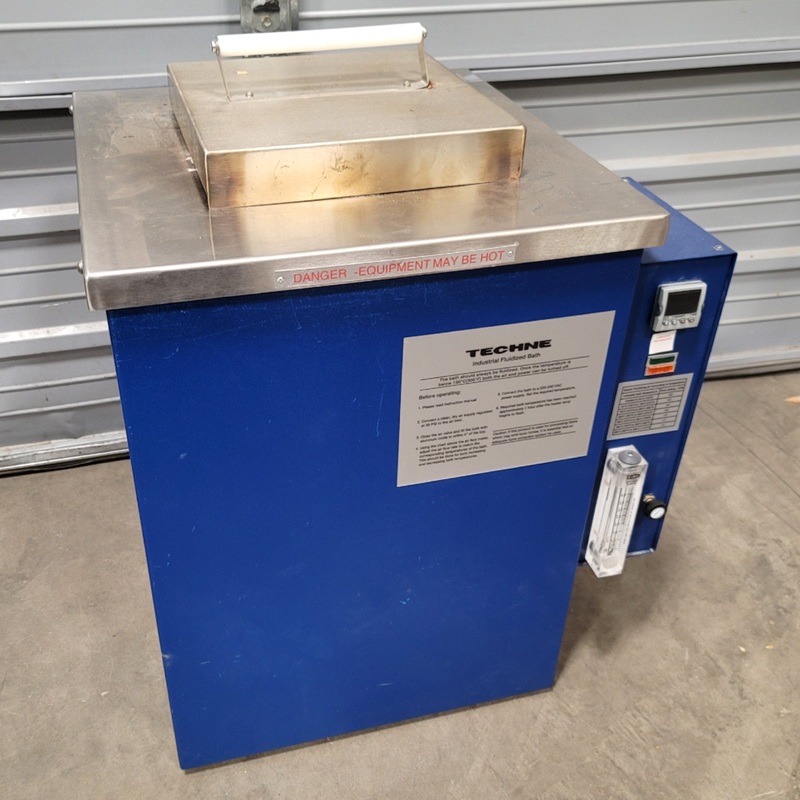 Used TECHNE IFB51 IFB- 51 Industrial Fluidized Sand Bath With Flow Meter 240V 600C