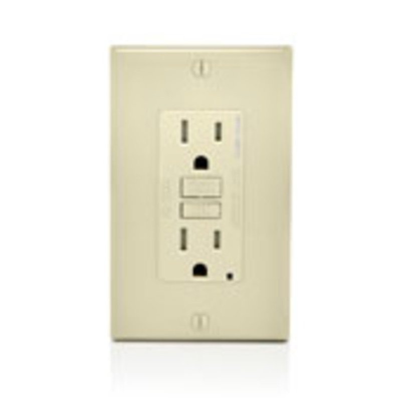 AFCI/GFCI Receptacle, 15A, 125V, Light Almond By Leviton AGTR1-T