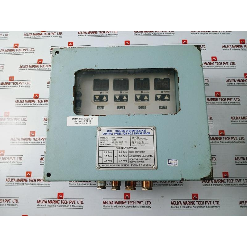 K.C. Kcaf 3040Nm Control Panel For Anti-fouling System Mitw04Nm