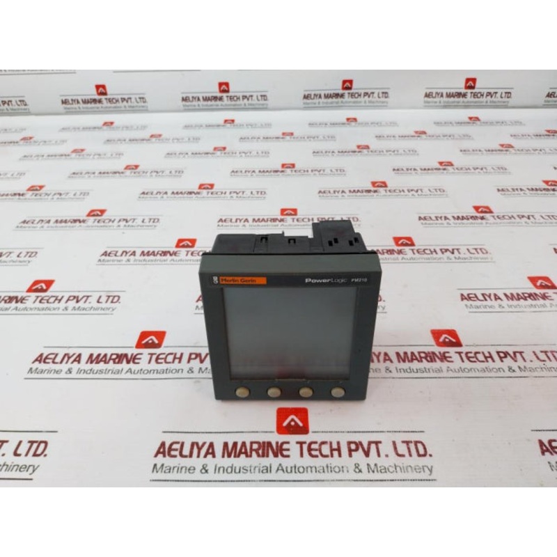 Merlin Gerin Pm210Mg Power Logic Meter Unit W/ Backlite Green Lcd Display