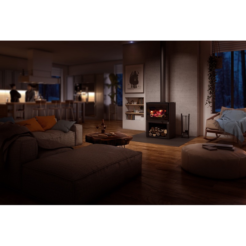 Osburn Inspire Wood Stove w/ Steel Base Kit & Ash Drawer 30% Tax Credit!