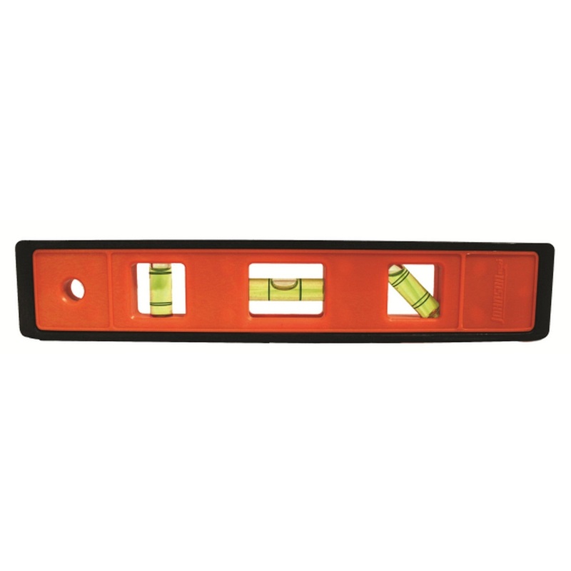 Johnson 7500B-ORANGE 9″ Orange Structo-Cast Torpedo Level