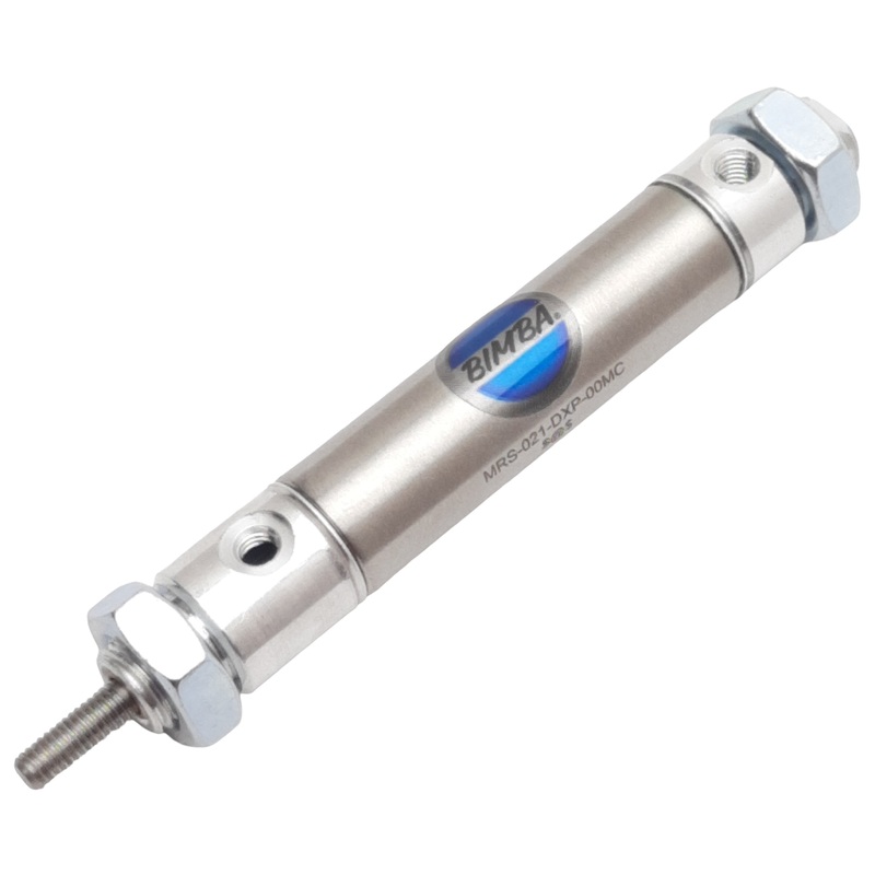 New Bimba MRS-021-DXP-00MC Pneumatic Cylinder 9/16″ Bore, 1″ Stroke, #10-32, 250psi