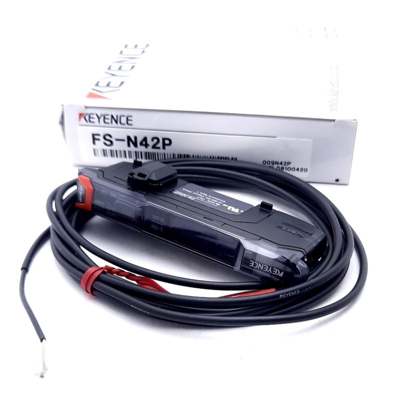 New Keyence FS-N42P Digital Fiber Optic Sensor PNP 10-30VDC 20mA 23 s