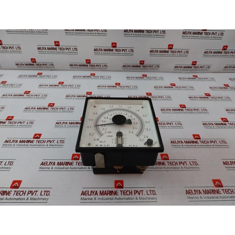 Sicom Stein Sohn Sp.Gr. 0,87 Analog Meter Kl. 0.6 0.05 To 2.7 Mlc