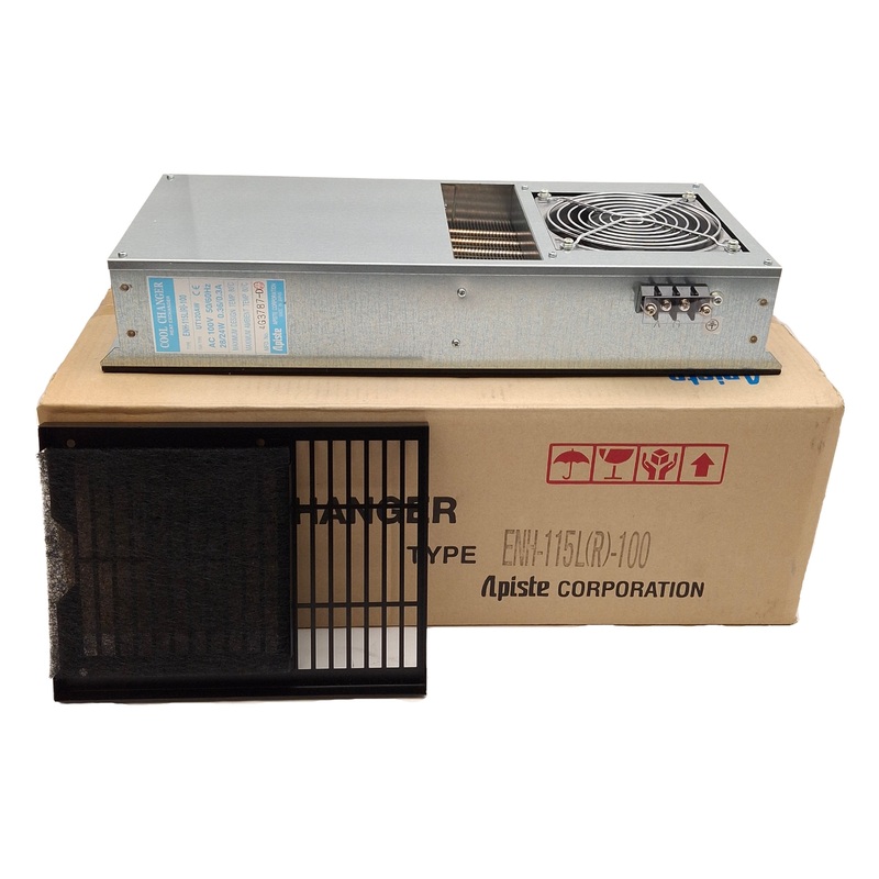 New Apiste ENH-115L(R)-100 Control Panel Heat Exchanger, 426x177x70mm, 100VAC