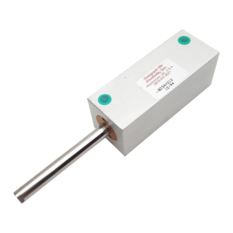 New Compact BD34X212 Pneumatic Cylinder 0.75″ Bore, 2.5″ Stroke, #10-32UNF, 250psi