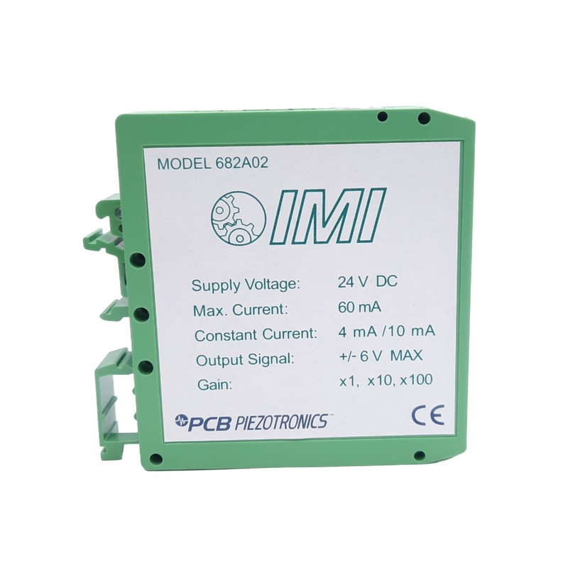 New PCB Piezotronics IMI 682A02 Sensor Signal Conditioner, Supply 24VDC, Output 6V
