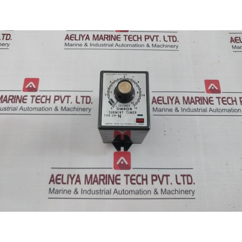 Omron Stp-n Subminy Timer 0 To 12 Seconds 100/110V 50/60Hz 6Va