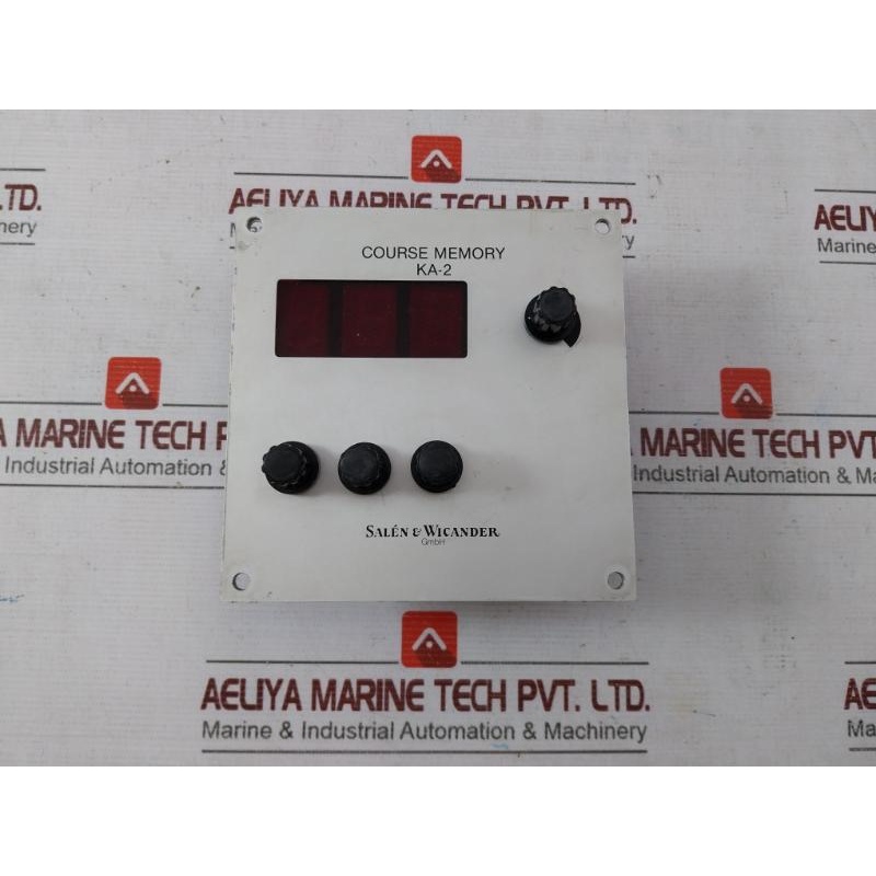 Salen & Wicander Ka-2 Course Memory Unit Front Panel Bv 222-0-01255 P.2X110V