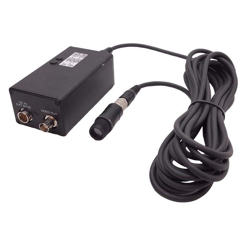 Used JAI CV-38K Remote Head Camera, Monochrome 1/2″ CCD 768×494, 12-Pin Hirose, 12VDC