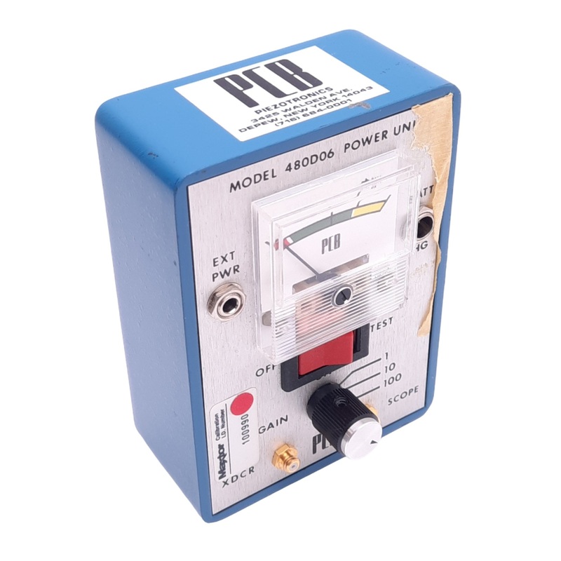 Used Piezotronics 480D06 Power Unit for Accelerometer, BNC, XDCR, 27VDC, 2mA