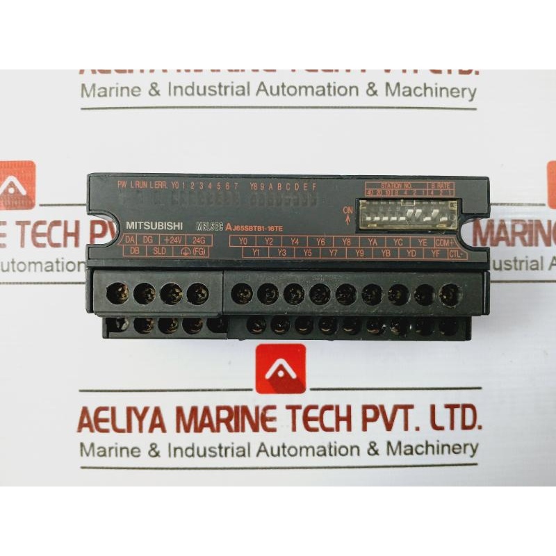 Mitsubishi Electric Aj65sbtb1-16te Plc Cc-link Compact I/o Module