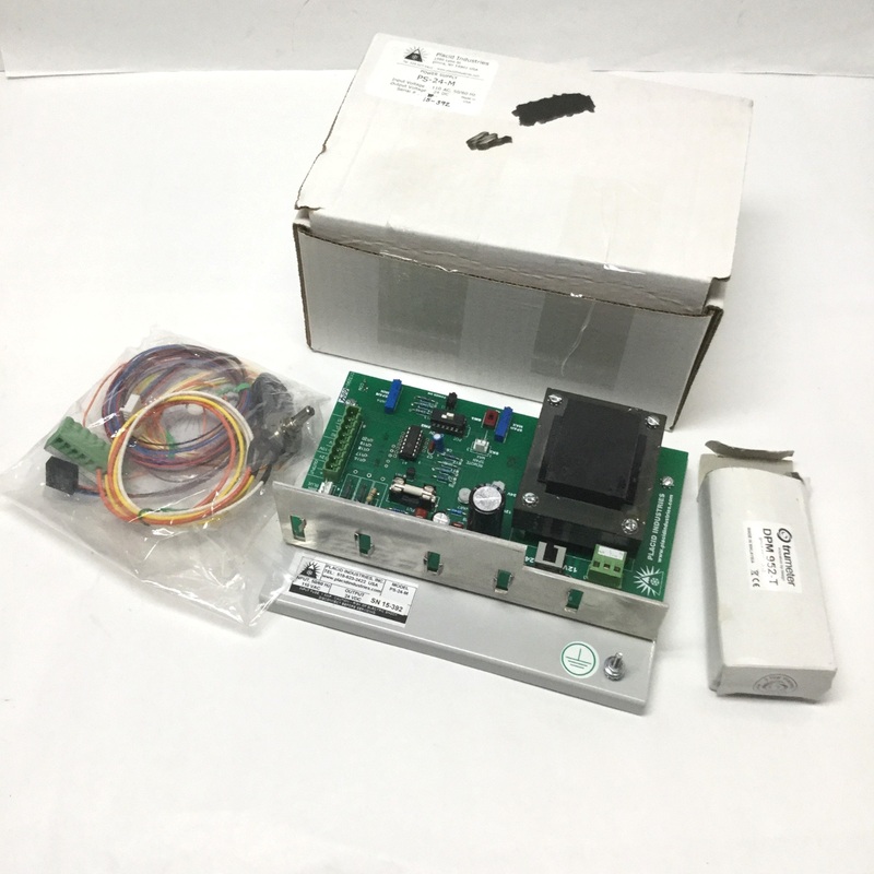 New  Open box Placid PS-24-M Constant Current Brake/Clutch Power Supply 110VAC IN, 0-24VDC OUT